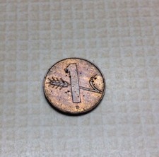 MONETA 1 RAPPEN 1957 B