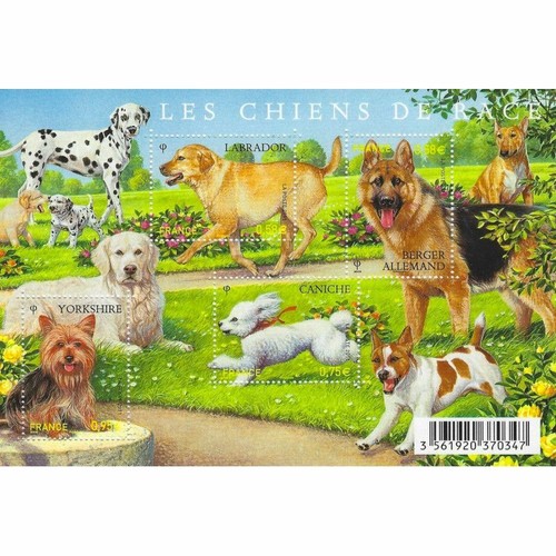Feuillet timbres les - feuillet, de