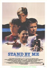 POSTER FILM STAND BY ME piegato 27x41 versione internazionale un foglio