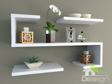 SET 3 MENSOLE DA PARETE IN