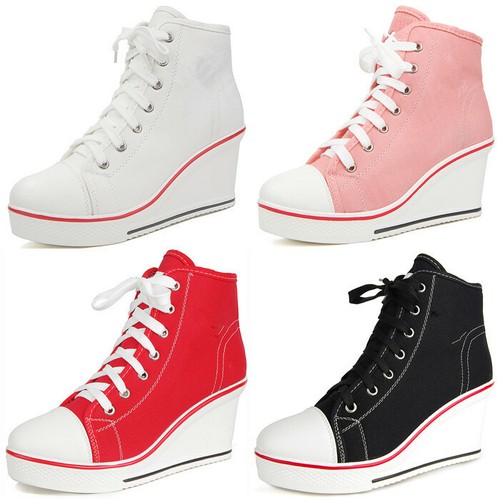 Scarpe donna tela - , alto