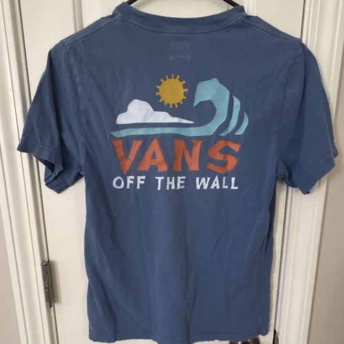 Shirt vans ragazzo blu - ragazzo, logo