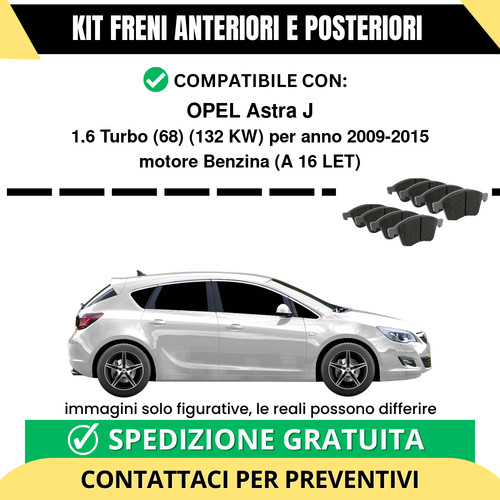 Pastiglie freno ant - ant, post