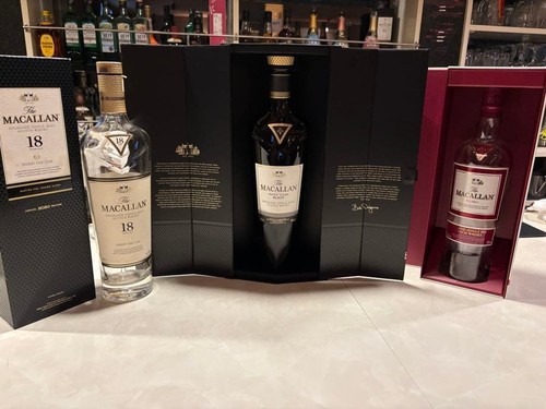 Set bottiglie vuote macallan - set,