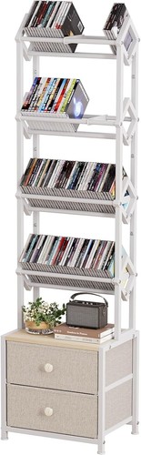 Storage rack with drawers - cd,