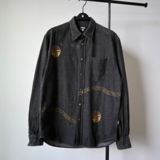 Camicia denim nera vintage