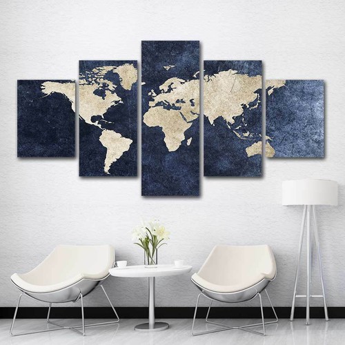 Mappa del mondo incorniciata - , 5