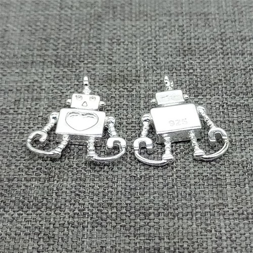 Charms robot argento - charms,