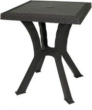 TAVOLO RATTAN CON INCROCIO