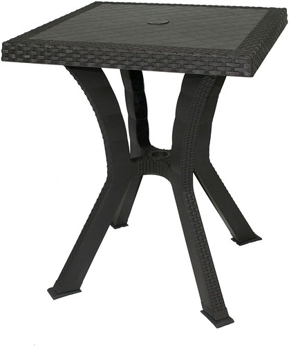 Tavolo rattan con incrocio - tavolo,