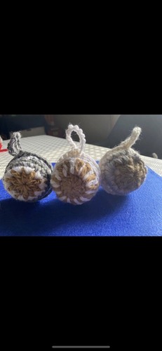 Trio palline natale fatte - trio,