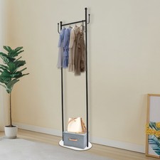 Appendiabiti moderno 45*170 cm con gancio a forma di cactus design nero bianco