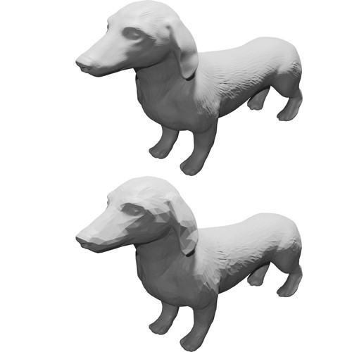 Bassotto cane statuetta - cane,