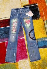 Jeans donna, regular, a zampa