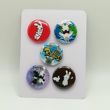 Rabbids button badges - Set 1