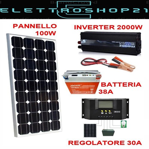 Kit fotovoltaico pwm - kit,