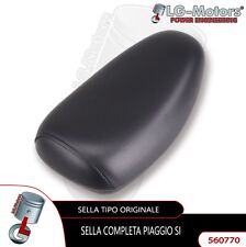 NUOVA SELLA COMPLETA ECOPELLE NERA PER PIAGGIO SI 50 FL FL2 FL3 1991 1992 1993