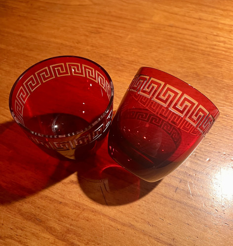 Bicchieri originali versace - bicchieri,