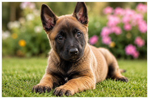 Carte postale chiot berger - postale,