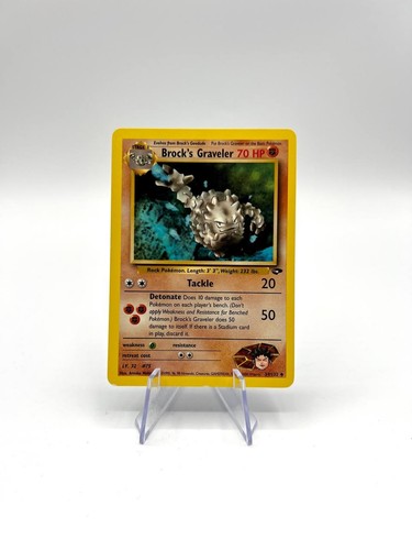 Carta pokemon brock graveler - pokemon, brock's