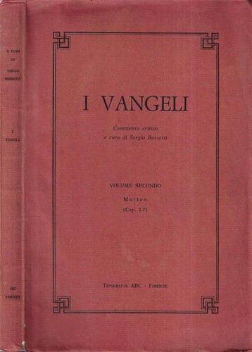Vangeli vol matteo - ii.,