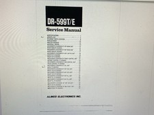 Alinco Dr-599t Service Manual