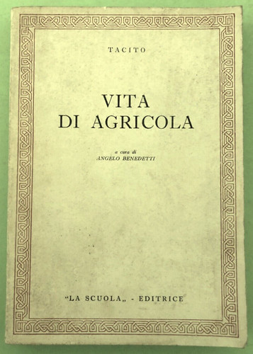 Tacito vita agricola - di,