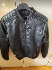 Giacca In Ecopelle Bimbo 11/12 Anni