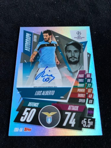 Topps match attax autografo - topps,