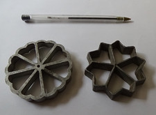 Vecchie formine stampi stampini da cucina per biscotti vintage