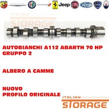 AUTOBIANCHI A112 ABARTH 70 HP GRUPPO 2 ALBERO CAMME NUOVO PROFILO ORIGINALE