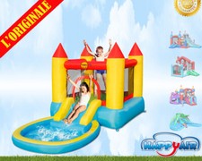 CASTELLO CON PISCINA GONFIABILE HAPPY HOP ACQUATICO ART. 9820