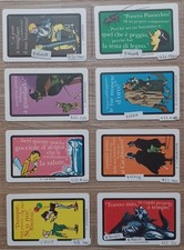 Schede telefoniche Nuova Serie Pinocchio Golden dal 777 al 784