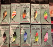 SPOON TROUT AREA 2,8 GR CUCCHIAINI ONDULANTI  SPINNING TROTA LAGO