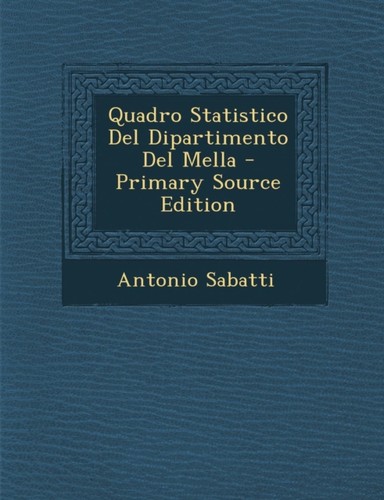 Sabatti quadro statistico - sabatti,
