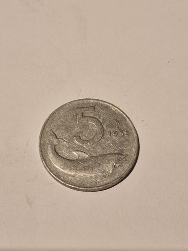 Moneta lire 1955 - 5,
