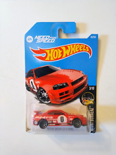Hot Wheels NEED FOR SPEED NISSAN SKYLINE GT-R (R34) 2015 sigillata eccellente