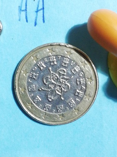Moneta euro portogallo - moneta, 1