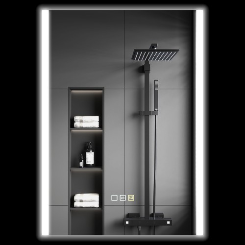 Specchio bagno parete con - specchio,
