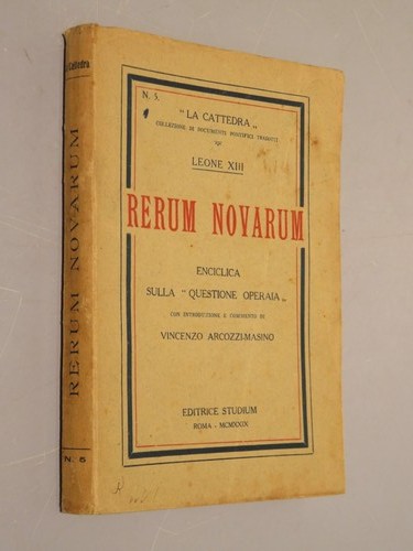 Rerum novarum enciclica - rerum,