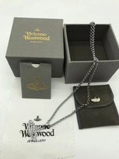 Collana catena mini bassorilievo argento Vivienne Westwood N4217