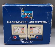 RARO Vintage 1983 Nintendo GIOCO & OROLOGIO Rain Shower LP 57 Multischermo con SCATOLA!!!