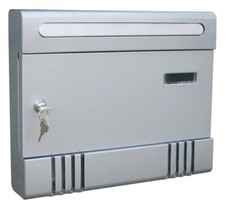 CASSETTA POSTALE PORTALETTERE mod. CONDOMINIO ORIZZONTALE SILVER CASSETTA DELLA