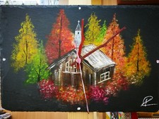 Dipinti  acrilico su pietra