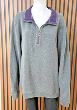 Tommy Bahama Men's L Gray 1/4