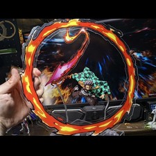 1/12 Personalizzato Flame Slash pezzo effetto speciale per action figure 6'' (no figure)