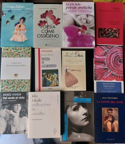 Lotto libri poesia femminile - lotto,