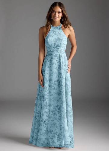 Abito chiffon azazie clarice - chiffon,