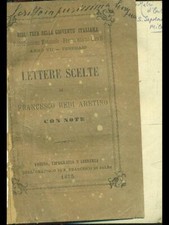 LETTERE SCELTE LIBRI ANTICHI/MODERNARIATO FRANCESCO REDI ARETINO