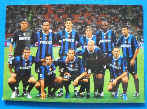 Cartolina inter supercoppa tim - cartolina,